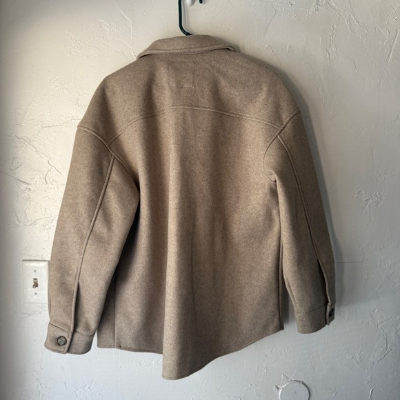 Cambridge Tan Button Up Utility Shacket Soft Men L Outdoors Cabin Workwear - Picture 8 of 8